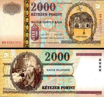 *2000 Forintov Maďarsko 2000, P186, pamätná v obale - Kliknutím na obrázok zatvorte -